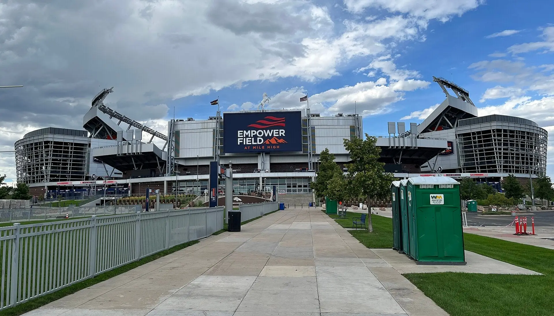 Exterior of Empower Field at Mile High in Denver, Colorado, 2022