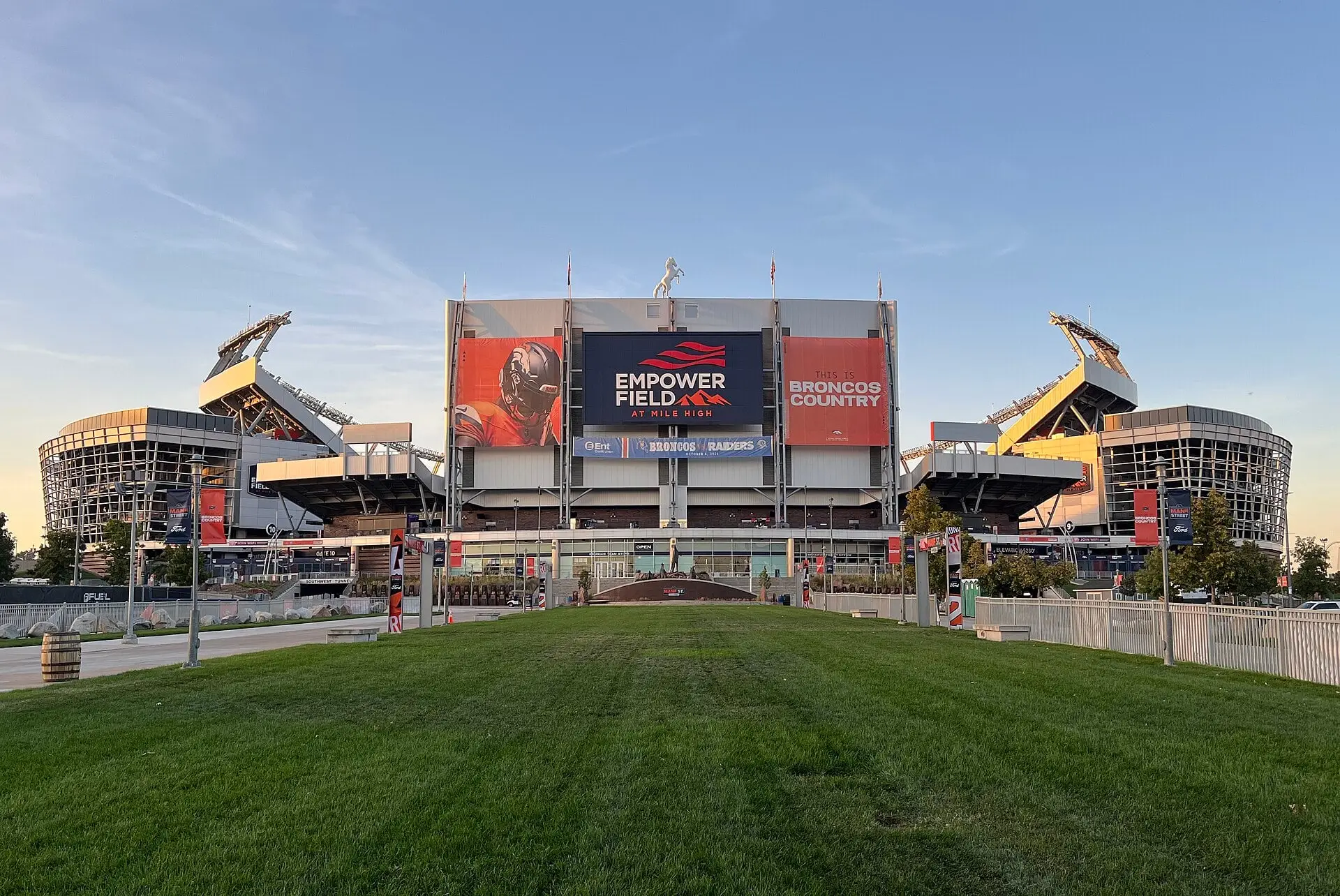 Empower Field at Mile High in Denver, photographed October 2024