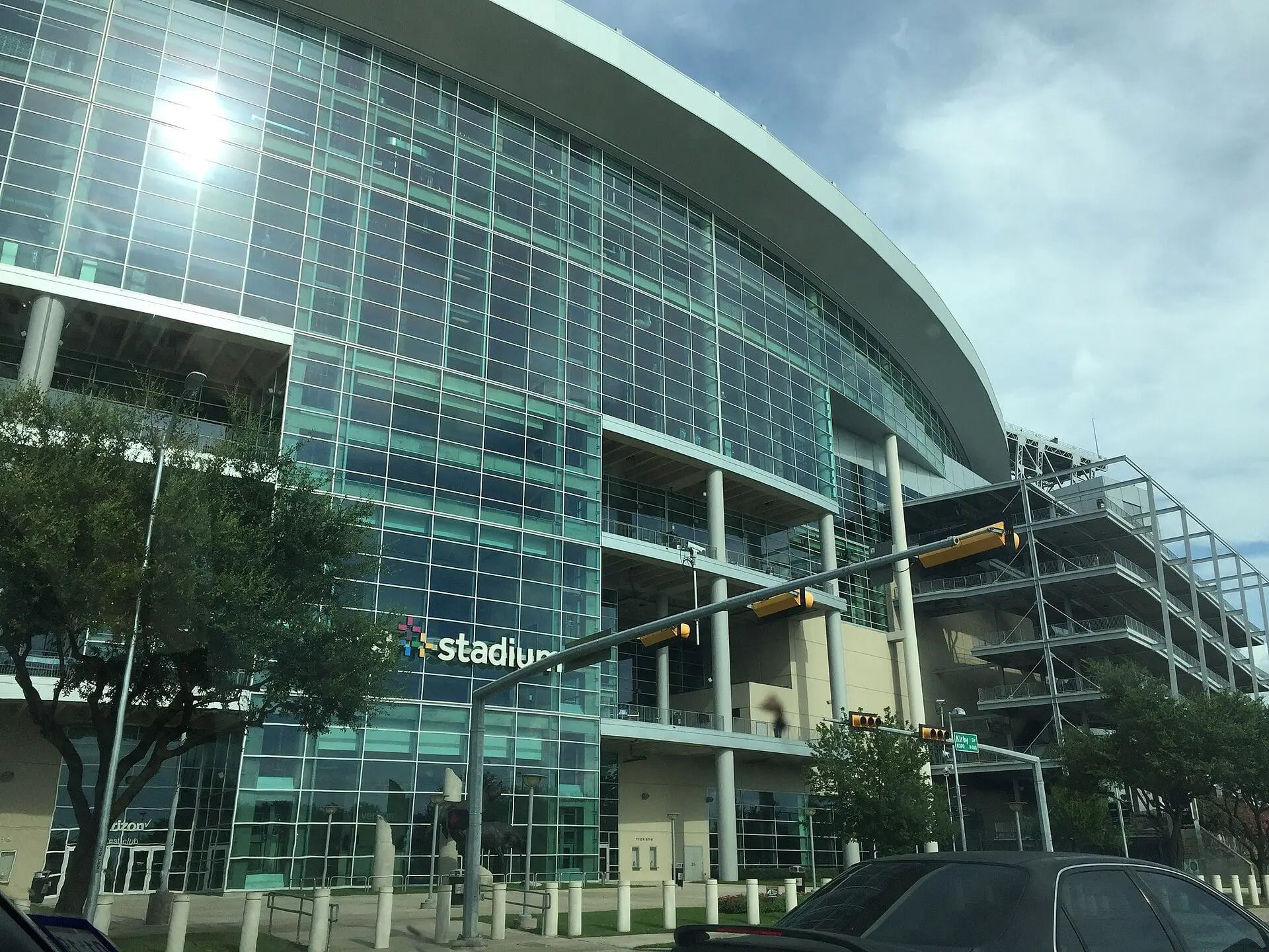 Outside view of the stadium at Reliant Park in Houston, 2018